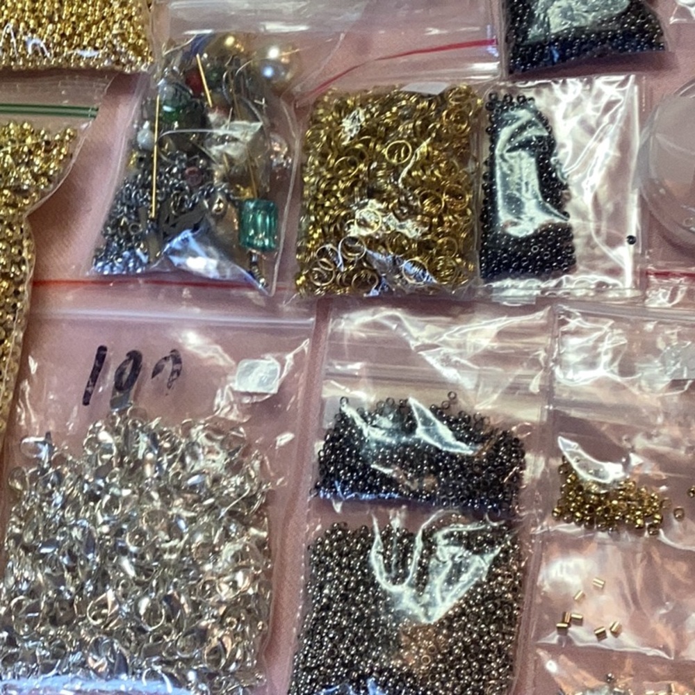 Lot #82 Jewelry Making Spacers, ER Hooks, Crimps & Covers + More - Picture 5 of 9